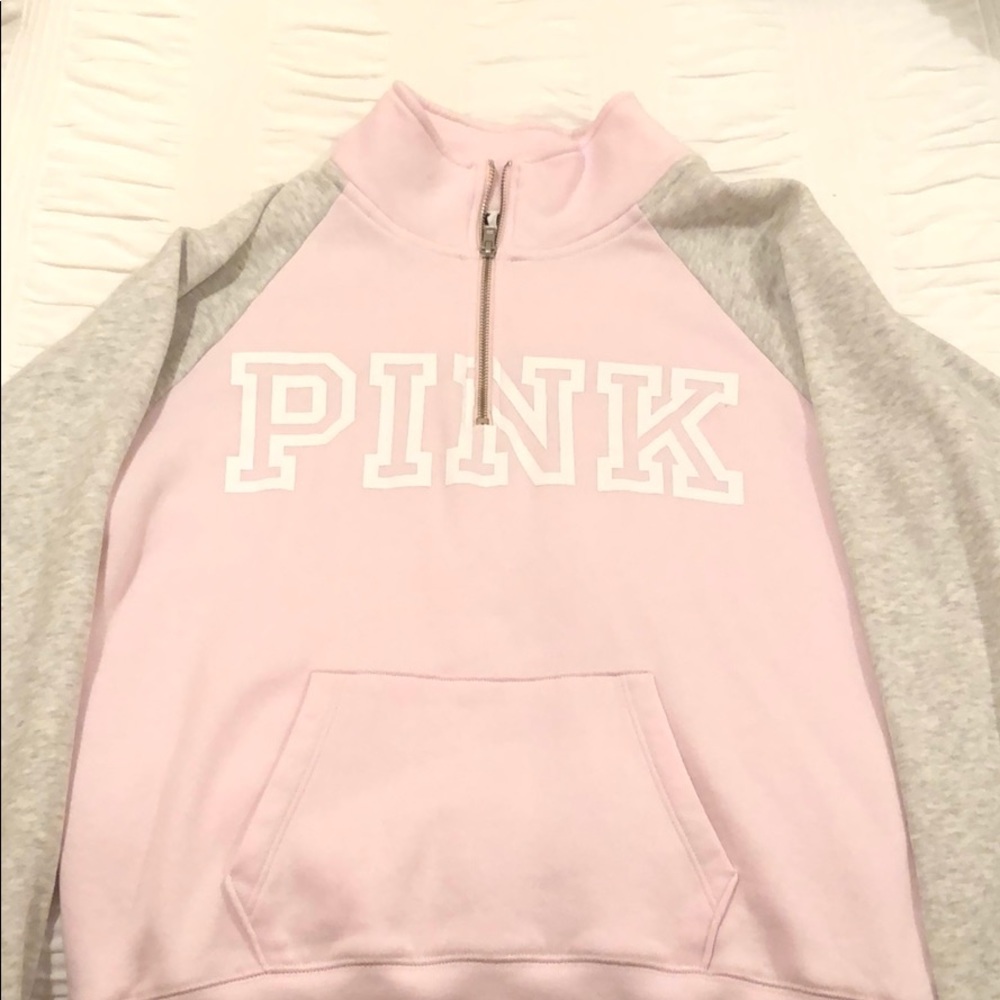 PINK Quarter Zip Sweatshirt